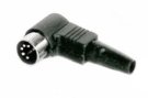 DIN-Stecker  gewinkelt  plastik