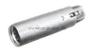 DMX-Adapter XLR-Stecker 5pol auf XLR-Buchse 3pol