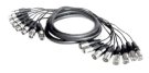 Multicore - 8 XLR-Stecker auf 8 XLR-Buchsen