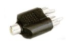 RCA-Buchse auf 2x RCA-Stecker  0,30m