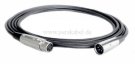 XLR-Stecker 4polig auf XLR-Buchse 4polig