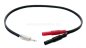 Preview: Messleitung-Miniklinkenstecker 3,5mm mono auf 2 x Bananenstecker 4mm Isoliert