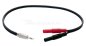 Preview: Messleitung-Miniklinkenstecker 3,5mm stereo auf 2 x Bananenstecker 4mm Isoliert