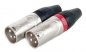 Preview: 2 x Klinkenstecker 6,3mm 2pol DAP X-type auf 2 x XLR-Stecker 3pol DAP X-type