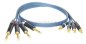 Preview: 4x Klinkenstecker 6,3mm mono NP2X-B auf 4x RCA-Stecker NYS 373