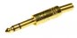 Preview: Klinkenstecker 6,3mm stereo verg. auf 2 x Bananenstecker 4mm verg.