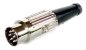 Preview: DIN-Stecker 8 polig auf DIN-Stecker 8 polig ( Kabel 8x 0,14 qmm gefl. Schirm )