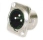 Preview: XLR Flanschstecker Einbau Typ-D