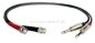 Preview: BNC-Stecker auf  Klinkenstecker 6,3mm mono ( Kabel 75 Ohm )