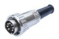 Preview: DIN-Stecker 7 polig Renkverschluß auf  DIN-Stecker 7 polig ( Kabel 7x 0,14 qmm )