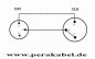Preview: DIN-Stecker 3polig auf XLR-Stecker DAP LC-126 ( Pin 1 an 2;Masse an 1+3 )