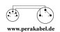 Preview: DIN-Stecker 5polig auf XLR-Buchse ( Pin 3+5 an 2 ;  Masse an 1+3 )