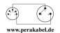 Preview: DIN-Stecker 5polig auf XLR-Stecker ( Pin 3+5 an 2 ;  Masse an 1+3 )