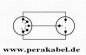Preview: DIN-Stecker 5pol auf DIN-Stecker 3pol ( Anschlüsse gekreuzt )