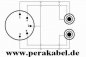 Preview: DIN-Stecker 5polig auf 2 Klinkenstecker 6,3mm stereo D ( 2x2x0,22)