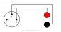 Preview: DIN-Buchse auf 2 x Bananenstecker 4mm (AV48) Preview: DIN-Buchse auf 2 x Bananenstecker 4mm (AV48)