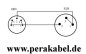 Preview: DIN-Stecker 5polig auf XLR-Buchse ( Pin 1+4 / 3+5 an 2 ;  Masse an 1+3 )