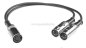 Preview: DIN-BUCHSE auf 2 DIN-STECKER (  metall )