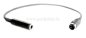 Preview: DIN-Stecker 3pol auf Klinkenbuchse 6,3mm mono ( DIN-Stecker Pin 1 belegt )