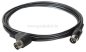 Preview: DIN-Kabel  Stecker 5polig 240° ( 1x gewinkelt )