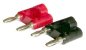 Preview: Doppel-Bananenstecker 4mm auf 2x Krokodilklemmen