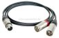 Preview: XLR-Buchse DAP auf 2 x XLR-Stecker DAP (8x4/2x 0,22qmm)