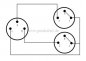 Preview: XLR-Stecker auf 2x XLR-Buchsen (Neutrik) - Insertkabel ( C121 )