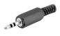 Preview: Miniklinkenstecker 2,5mm stereo auf Klinkenbuchse 6,3mm stereo