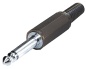 Preview: DIN-Stecker 3pol auf Klinkenstecker 6,3mm mono (Tip an 1+3;Masse an 2)