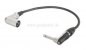 Preview: XLR-Stecker gewinkelt auf Winkelklinkenstecker mono ( DAP X-type )