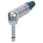Preview: Klinkenstecker 6,3mm Neutrik (2x gewinkelt) - Insertkabel ( C121 )
