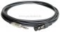 Preview: Klinkenstecker 6,3mm stereo (D) auf XLR-Buchse 4 polig ( schwarz )