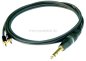 Preview: Klinkenstecker 6,3mm stereo auf 2x Klinkenstecker 2,5mm stereo-Hicon (8x4/2x 0,22qmm)