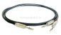Preview: Klinkenstecker 6,3mm ( D 8x4 / 2 x 0,22qmm ) INSERTKABEL