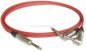 Preview: Klinkenstecker 6,3mm Neutrik (2x gewinkelt) - Insertkabel ( C121 )