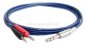 Preview: Klinkenstecker 6,3mm stereo auf 2 x Bananenstecker 4mm