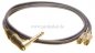 Preview: Klinkenstecker 6,3mm stereo gewinkelt auf 2 x RCA-Stecker ( Kabel: 8 x 4 )