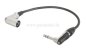 Preview: Klinkenstecker 6,3mm stereo gewinkelt auf XLR m  gewinkelt Preview: Klinkenstecker 6,3mm stereo gewinkelt auf XLR m  gewinkelt
