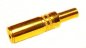 Preview: Klinke 3,5mm stereo metall verg. auf Klinkenbuchse 3,5mm stereo metall verg. (2x 0,18qmm)
