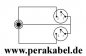 Preview: Klinkenstecker 6,3mm stereo auf 2x XLR-Buchsen (Neutrik) - Insertkabel ( C121 )