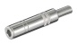 Preview: DIN-Stecker 3pol ( Neutrik NYS 321 )-Pin 1 bel. auf Klinkenbuchse 6,3mm 2pol