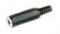 Preview: DIN-Stecker 3pol auf Miniklinkenbuchse 3,5mm mono (DIN-Stecker Pin 1 belegt)