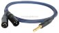 Preview: Klinkenstecker 6,3mm mono auf 2 x XLR-Stecker metallverschr. DAP AV-48