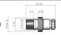 Preview: Steuer/Signalkabel-Multikontaktverbinder (Stecker/Buchse 3 pol)