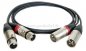 Preview: Zwillings-Mikrofonkabel XLR-Stecker/Buchsen (DAP X-type)