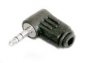 Preview: Patchkabel-Spiralkabel Miniklinkenstecker 3,5mm stereo gewinkelt