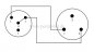 Preview: XLR-Stecker NC3MXX auf Mini XLR-Buchse RT4FC-B ( 2x 0,22qmm )