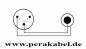 Preview: Mini XLR-Buchse ( Pin 2+1 belegt ) auf Klinkenbuchse 6,3mm mono