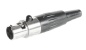 Preview: Mini XLR-Buchse  auf Klinkenbuchse 6,3mm mono