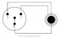 Preview: Miniklinkenstecker 3,5mm stereo auf Mini XLR-Stecker 4 Pol ( Rean )